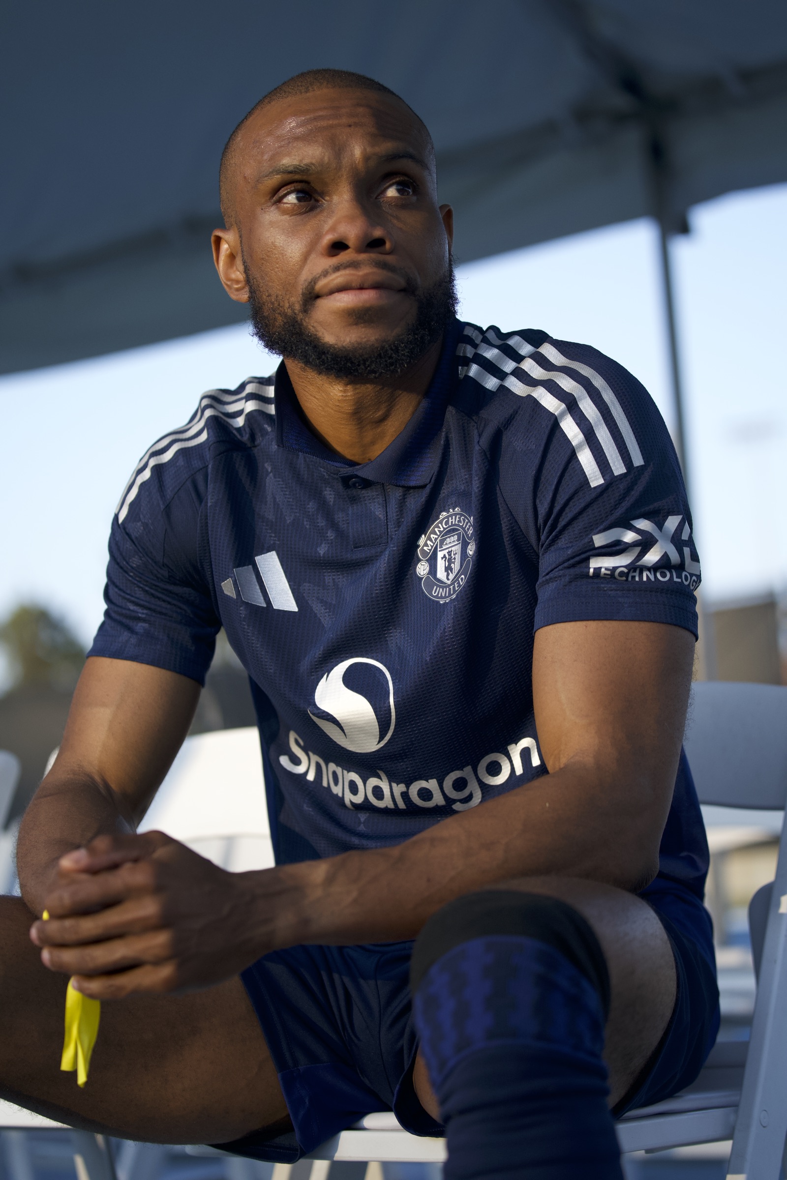 ChuBoi in the Manchester United kit